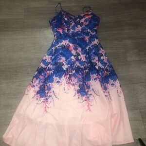 NWT Dalia Macphee Floral Midi Dress S
